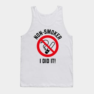 Non-Smoker – I Did It! (2C) Tank Top